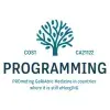 Programming logo: Tree with wording underneath.
